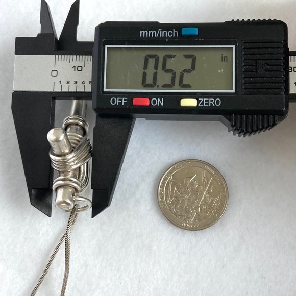 Sterling Silver 925 ZINA 2" Heavy Shrouded Cross Pendant Necklace 24" Chain 39g - Picture 15 of 16